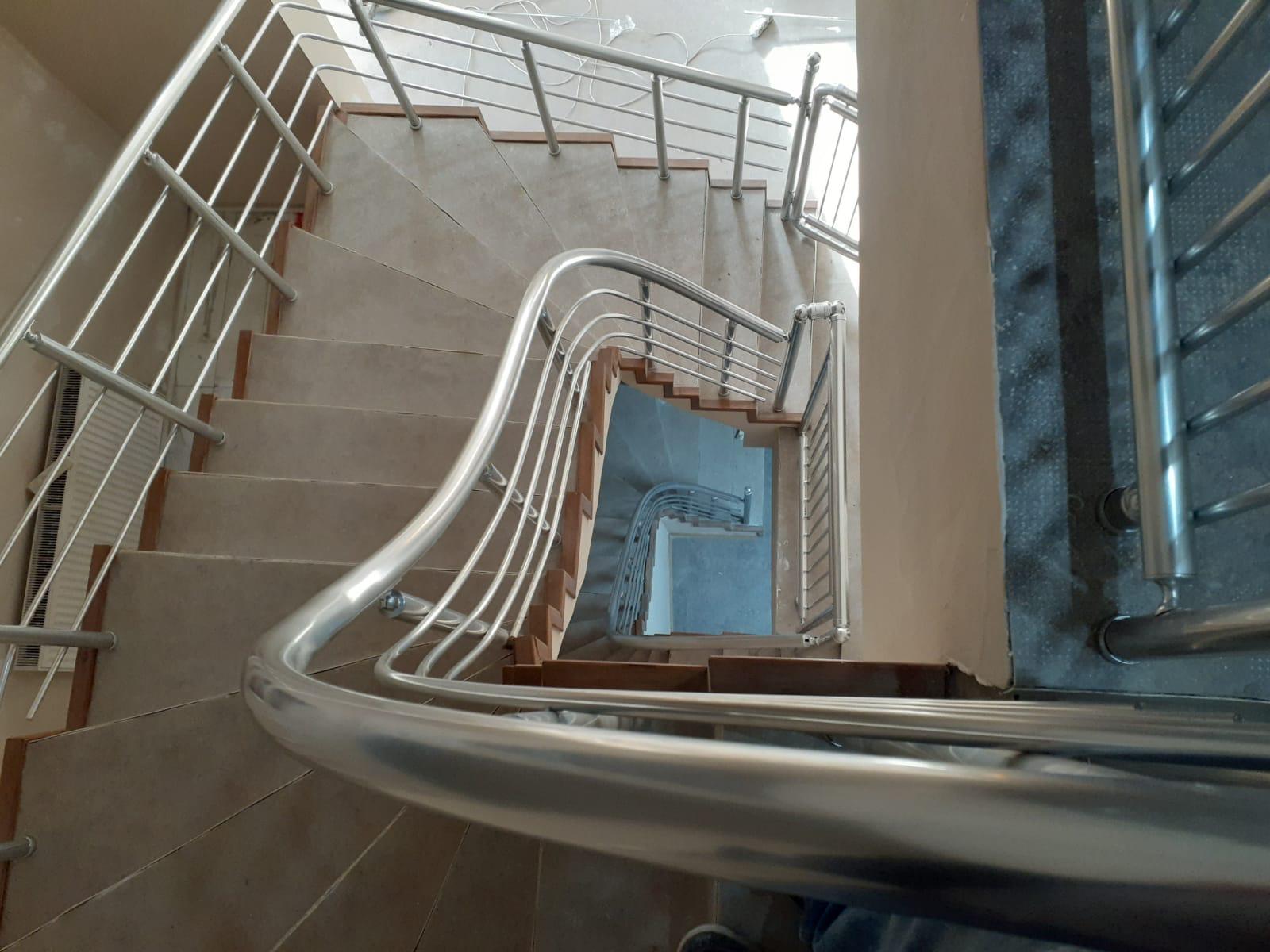 Aliminyum küpeşte merdiven ve fransız 29